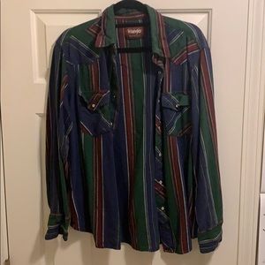 Striped flannel size LARGE